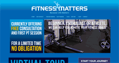 Desktop Screenshot of fitnessmatters.me.uk