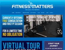 Tablet Screenshot of fitnessmatters.me.uk